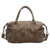 Bolso bandolera de tela esmerilada de gran capacidad para mujer, bolso de viaje portátil a la moda, bolso de viaje para mujer.
