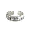 Anillo de plata 925 Lan zhi punk cruz personalidad hip hop anillo grande retro anillo de plata tailandesa no se desvanece al por mayor