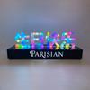 Placard LED colorido feliz cumpleaños debería ayudar a cargar placar de mano Personalizado Hotel KTV accesorios de ambiente gran café llegando