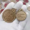 Etiqueta para Botella de Vidrio Arena Verde Gota de Aceite Firma Platino Caja de Regalo Artesanías Licor Sabor Luzhou Levantador de Tapa Etiqueta