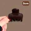 Presilha de Cabelo com Toque de Luxo, Presilha Grande de Tubarão para a Parte de Trás da Cabeça, Grampo de Cabelo com Laço para Penteados Presos, Adequado para Cabelos Grossos