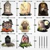 Decoração de Cartão Luminoso para Pátio de Halloween Festa de Casa Assombrada Horror Fantasma Cartão Luminoso para Inserção Externa