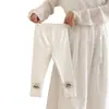 Leggings fofas e grossas, elásticas para primavera e outono, outer de algodão grosso, design de coelho de desenho animado, leggings infantis