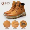 Botas Ram Martin Auténticas para Mujer 2026 Modelo Nuevo Piel Genuina Botas Amarillas Suela Gruesa Versátiles Estilo Británico Retro Botines para Mujer