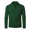 Comercio exterior transfronterizo Amazon Otoño e Invierno Nuevas prendas de punto para hombres Jóvenes Casual Base Cálida Media cremallera Top para hombres