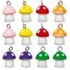 Venta Caliente Transfronteriza Resina Color Hongo Estéreo Colgante Material para Llavero Pulsera Accesorios de Joyería