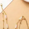 Joyas para el pie de estilo exagerado de moda femenina transfronteriza, doble capa, colgante de ojo redondo, acero de titanio, resistente al agua y al sudor, tobillera de 18 quilates