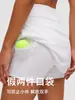 Falda Deportiva de Tenis de Secado Rápido para Mujer, Falda de Running y Fitness, Mini Falda Deportiva Falsa de Dos Piezas Anti-Exposición, Falda de Longitud Media