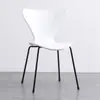 Silla Nórdica Estilo Ins Silla de Comedor de Lujo Ligero para Uso en Casa, Silla de Escritorio para Maquillaje y Manicura, Taburete Simple Moderno con Respaldo Estilo Ins