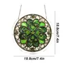 Nuevo colgante de rompecabezas acrílico transfronterizo, decoración atrapasoles para el hogar y el jardín, adorno colgante de decoración de ventana colorido