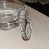 Pulsera Abierta Redonda de Doble Capa con Perlas Estilo Palacio Francés Pulsera Exquisita Joyería de Lujo Ligero Nicho