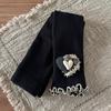 Medias de Pana Fina para Niña de Otoño con Bordes Fruncidos, Calcetines Calentitos de Nueve Puntos, Leggings de Princesa, Ropa Interior Térmica Infantil