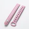 Pulseira de Couro com Fivela Dupla de Gato Xiaomi para Modelos Femininos de Apple Watch/Huawei, Disponível em Várias Cores