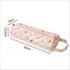 Bolsa fofa com estampa para guardar secador de cabelo, bolsa portátil para guardar alisador de cabelo de viagem, bolsa com zíper para guardar modelador de cachos de viagem