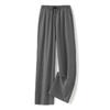 Calça de Seda Gelo de Perna Larga para Verão, Caimento Solto, Tamanho Grande, Unissex, Tendência Esportiva Versátil, Que Aumenta a Altura, Casual, Respirável