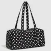 Bolsa de Ombro Única Grande Capacidade Estilo Coreano Fresco Bolinhas Pretas e Brancas Transfronteiriça Bolsa de Mão Casual Versátil para Viagem para Mulheres