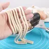 Cortador de fideos manual para uso doméstico, cortador de fideos de acero inoxidable, cortador de fideos de rodillo, herramienta para cortar fideos, cortador de fideos