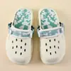 Zapatos Croc de Suela Gruesa para Mujer Verano Ropa de Exterior Chanclas con Separador de Dedos de Pie Eva Transpirables Antideslizantes Resistentes al Desgaste Sandalias de Playa para Pareja