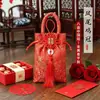 Venda quente Personalidade de Casamento Brocado Portátil Saco de Doces Caixa de Presente Presentes Jóias de Alimentos Jóias Jade Embalagem Saco