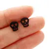 Mini Pendientes de Comercio Exterior Estilo Ins para Niñas, Diseños de Animales Simples y Lindos: Aretes de Pez Dorado, Gato, Conejo, Pingüino, Pájaro al por Mayor