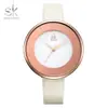 Relógio Feminino Shengke Shengke Elegante Simples com Pulseira Relógio de Quartzo à Prova d'Água K0084 Novo Produto Transfronteiriço