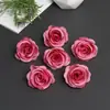 Flor de Rosa Chunxiang Cabeza de Flor Artificial Tela de Seda Flor Falsa Material para Manualidades DIY Accesorio para Ropa Decoración de Escena de Boda Flor
