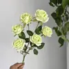 6 Rosas Pequenas para Decoração de Casamento, Flores Artificiais, Rosas Simuladas, Decoração de Casa, Flores Artificiais, Rosas Pequenas, Flores Simuladas