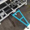 Suporta Equipamentos de Estação de Trabalho Transfronteiriços, Racks de Materiais, Carrinhos de Materiais, Reboques Giratórios, Ganchos de Reboque, Pedais Autotravantes e Recursos Bloqueáveis
