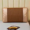 Verano Fresco Verano Colchoneta Funda de Almohada Almohadilla para Almohada para Adulto Colchoneta de Ratán Cubierta para Núcleo de Almohada Funda de Almohada Fresca Individual Dos Pares
