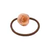 Joyería de Acetato Estilo Coreano Rosa Tridimensional Elástico para el Cabello de Acetato Cuerda para el Cabello Retro de Gama Alta Elástico Versátil Personalizado para Moño
