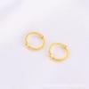 Aleación retenedora de color dorado, anillo de encaje de doble agujero, bolsa, cuenta para pulsera, perla, material para pulsera DIY, accesorios