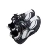 Tênis de Treino Retro Alemão Infantil Meninos Meninas Outono Novo Malha Costurada Casual Esportivo Cor Prata Preto Branco Bloqueio de Cor Anti-