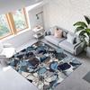 Alfombra de Sala de Estar Moderna Simple Nórdica Hogar Sofá Mesa de Centro Tapete Rectangular Habitación Dormitorio Cama Completa Tapete de Piso de Noche