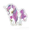 Parche de Pasador para el Cabello de Niña Animal Unicornio Fondo Blanco Acrílico Resina Plana Accesorios de Joyería DIY 1Yc35557
