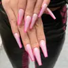 Unhas Usáveis Prontas para o Ano Novo, Adesivos de Unhas Postiças Removíveis, Peças de Unha com Arte de Unha Estilo Curto de Alta Qualidade, Atacado do Fabricante