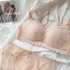 Nube de burbujas francesa sexy para chica de pecho pequeño ropa interior sin aros soporte superior anti-caída Traje de sujetador Sweet Daisy