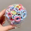Coloridos pasadores de pelo de pulgar estilo coreano para niños y niñas, lindas diademas, dulces cordones para el pelo de niños, gomas elásticas de alta elasticidad, accesorios para el pelo