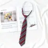 Listrada Japonesa Feminina Pessoas Preguiçosas Não Batem [Entrega Rápida] jk Gravata Estudante Estilo Acadêmico dk Camisa Masculina Acessórios