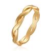Pulseira de anel simples torcida de design trançado pulseira estilo minimalista ins versátil estilo diário de negócios pulseira clássica