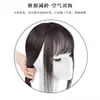 Postizo para Mujer para Cubrir Cabello Blanco, Invisible y Sin Costuras, Topper de Cabello Sintético Esponjoso, Flequillo Falso, Parche para el Cabello para la Parte Superior de la Cabeza