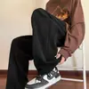 Pantalones para hombre otoño moda marca retro rectos pierna ancha pana casual oversize drapeados pantalones blancos pants
