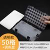 Caja de Hierro Vacía para Acuarela Sólida 48 Colores Portátil Empaque de Pintura Caja de Almacenamiento 24 Colores Portátil Bocetos Fondo Plano Ranura para Tarjeta