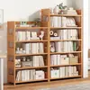 Librero Simple de Piso Estante de Almacenamiento Multicapa para Hogar, Dormitorio Estudiantil Infantil, Sala de Estar, Estudio