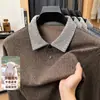 Suéter de gola alta masculino de alta qualidade com mistura de lã para primavera e outono, malha casual para negócios para homens, suéter de pai atacado