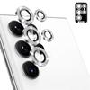 Adecuado para Película Protectora de Lente con Purpurina para Samsung S26Ultra, Película Protectora de Lente Metálica Anticaídas S25, Protección de Lente con Diamantes de Purpurina S24U