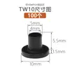 Arruela de nylon tipo T, arruela de plástico para parafuso, grânulo isolante em forma de T, bucha escalonada côncava-convexa, M2, M4, M6, M8, M10, M12