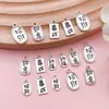 Colgante Zhaocai Nafu Accesorios de Aleación de Zinc Pulsera Tejida a Mano DIY Accesorios de Joyería para Pulsera Material Colgante Pequeño