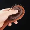 Peine de Cojín de Aire de Sándalo Peine de Bolsa de Aire Peine para Mujer Cuero Cabelludo Meridiano Hogar Cabello Liso Cabello Rizado Peine para el Cabello Peine con Logo Grabado