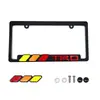 Adecuado para Modificaciones Todoterreno Toyota, Juego de Marco para Matrícula con Emblema Tricolor TRD, Accesorios Exteriores para Automóviles, Al Por Mayor en Stock