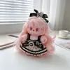 Conjunto de atuendo de muñeca Labubu barbería vintage, compatible con muñecas Labubu de 1ª, 2ª y 3ª generación, incluye una falda con tirantes como atuendo de repuesto